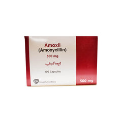 Amoxil 500mg capsule 5x20's