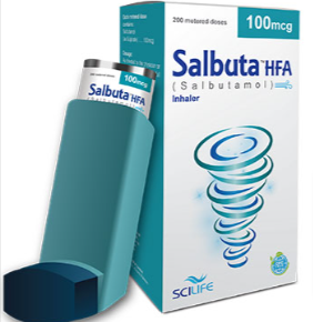 Salbuta HFA Inhaler 100mcg inhaler 200 Doses
