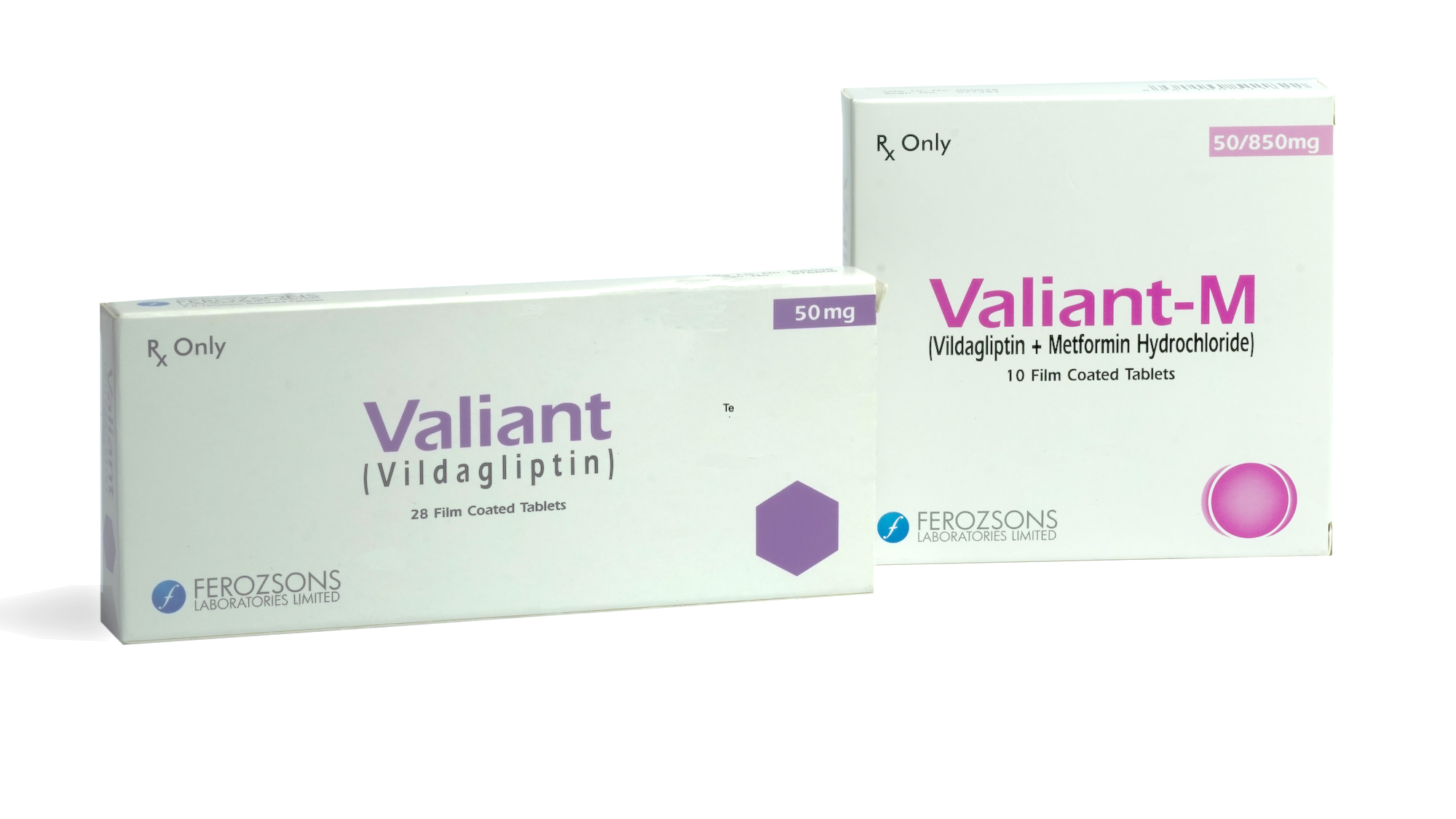Valiant 50 mg tablets 2 x 14's