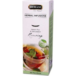 Hemani Rousing Green Tea & Spearmint 25 Tea Bags