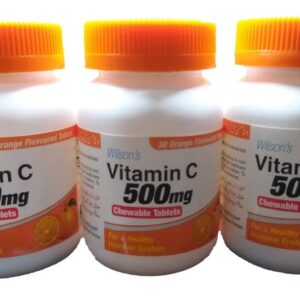 Vitamin C Chewable 1 x 30's Bottle 500 mg tablets