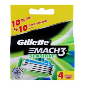 Gillette Mach 3 Sensitive Blades 4's