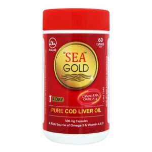 Sea Gold Pure Cod Liver Oil 500mg 60 SoftGel  capsule 60