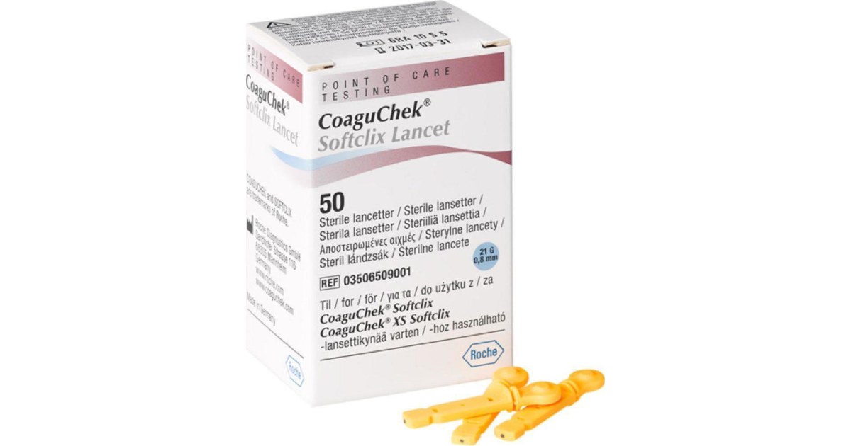 CoaguChek Softclix Lancet 50 Pcs. Pack Pcs