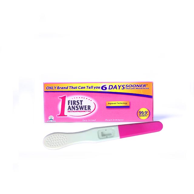 Bright Vision  First Answer Midstream Pregnancy Test  strip