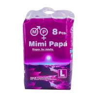 Mimi Papa Large - Adult Diapers 8 Pcs. Pack  Pcs