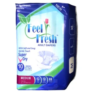 Sawanki Feel Fresh Medium Adult Diapers 10 Pcs. Pack  Pcs